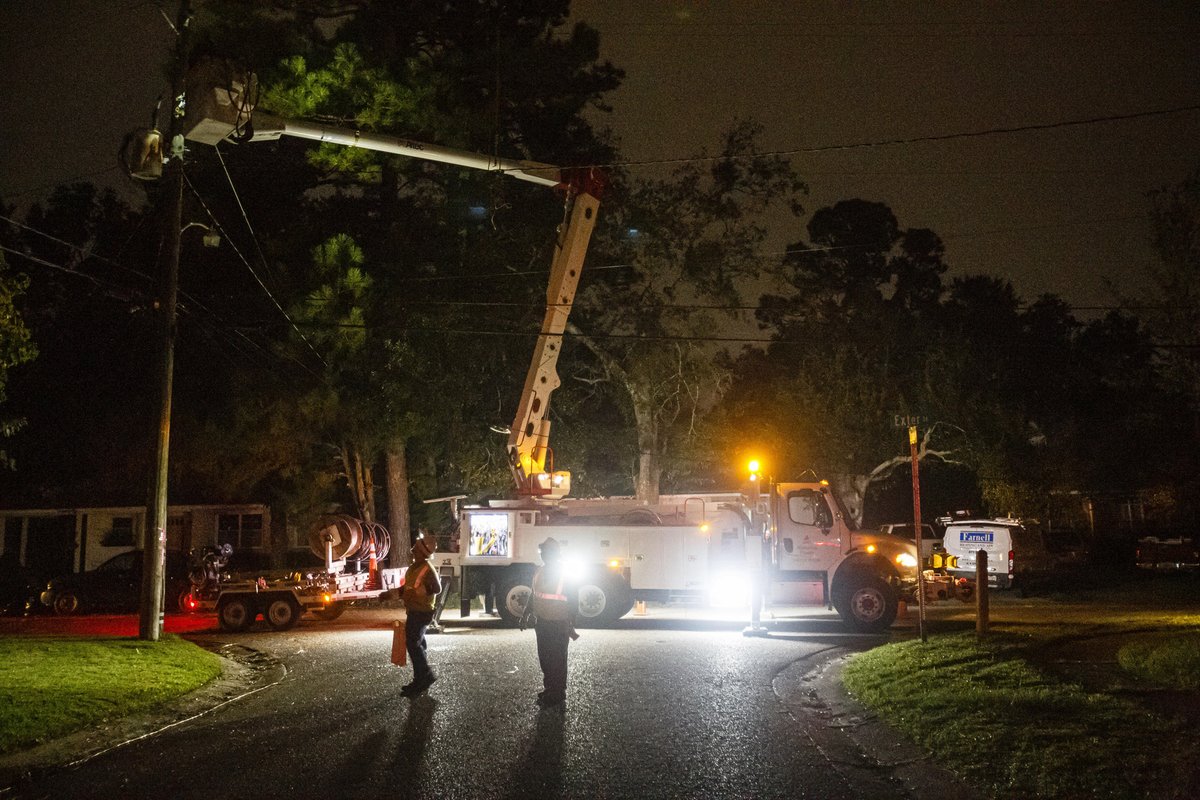 Our crews worked through the night to restore 76,000 of the 118,000 customers affected by last night's storms. Crews are working as safely and efficiently as possible to restore power. To check the status of your outage, visit outagemap.alabamapower.com.