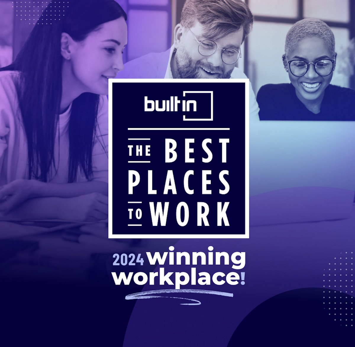 Excited to share that we have won Built In’s Best Places to Work for the 2nd year in a row! We are honored to be recognized within the start-up AND Colorado categories 🏆