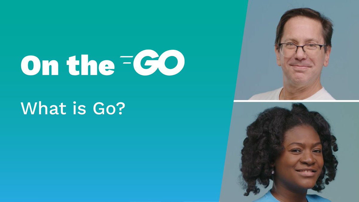 golang's tweet image. 🤔💭 What is Go, and how can I experiment to see if it's a good fit for my use case?
Watch episode 1 of our new series On the Go to learn about Go's built-in concurrency, robust standard library, and how you can get up and running in a single afternoon → goo.gle/48oTJop