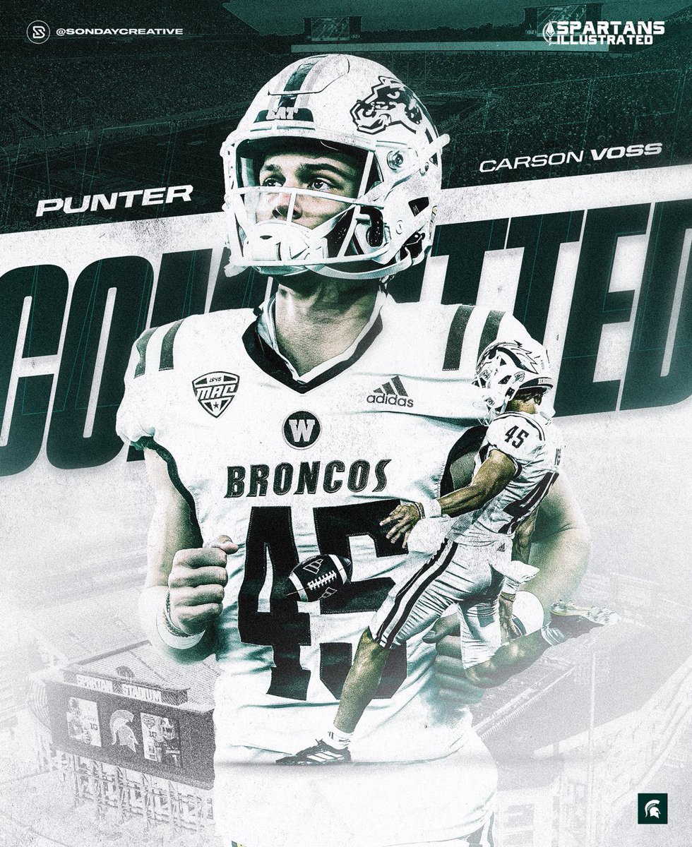 CarsonVoss's tweet image. Very excited to announce my commitment to Michigan State University!! I’d like to thank @KbTheStable &amp;amp; @ChadWilt for the opportunity to continue my career at the best university in the nation. Most importantly, I want to thank God for making my dream become a reality. #GoGreen