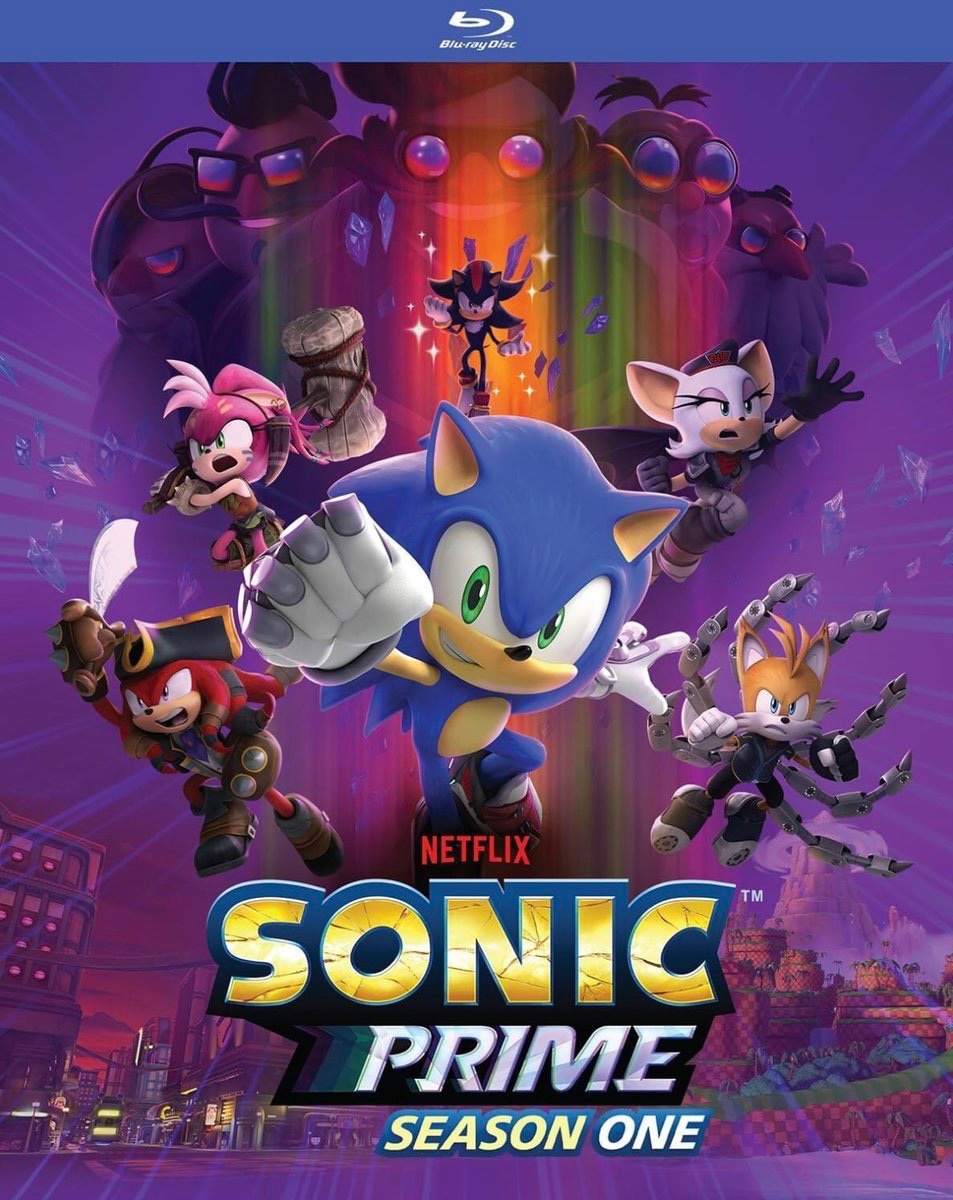 TailsChannel's tweet photo. Here’s the box art of the blu-ray release for #SonicPrime season one. 

#SonicNews https://t.co/rD3CYV7PnA