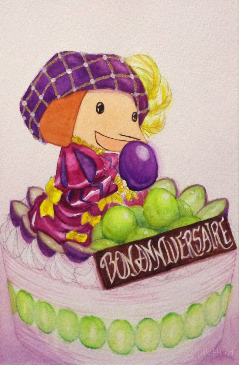 linkHref's tweet image. 年を超えてしまいましたが、ピエールの誕生日イラストです。
のんびりですが今年もよろしくお願いします！