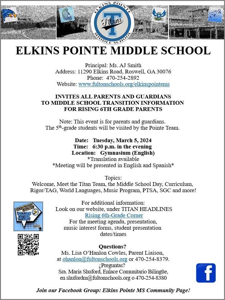Hembree Springs (@hembreesprings) on Twitter photo Thank you to Principal Smith <a href="/elkinspointe/">Elkins Pointe MS</a> , Lisa Cowles, Title I Parent Liaison <a href="/EPMSParentLisa/">EPMS Parent Liaison, Lisa O'Hanlon Cowles</a> , and our parents for braving the elements and joining us for our first school transitions meeting. Stay tuned for more transition information. <a href="/FultonZone5/">Angela Parham</a> <a href="/FultonCoSchools/">FultonCountySchools</a> Thank you to Principal Smith <a href="/elkinspointe/">Elkins Pointe MS</a> , Lisa Cowles, Title I Parent Liaison <a href="/EPMSParentLisa/">EPMS Parent Liaison, Lisa O'Hanlon Cowles</a> , and our parents for braving the elements and joining us for our first school transitions meeting. Stay tuned for more transition information. <a href="/FultonZone5/">Angela Parham</a> <a href="/FultonCoSchools/">FultonCountySchools</a>