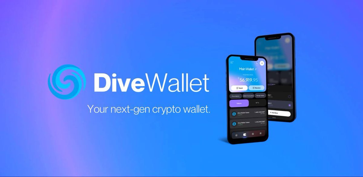 DiveWallet's tweet photo. If you’re a reputable project seeking to build your ecosystem #DiveWallet would like to hear from you. We are working on partnerships with a few teams to build them a wallet that will make their projects soar!

Help us integrate the best #wallet on the market today!

🤿🤿🤿 https://t.co/SW3aNxlE3x