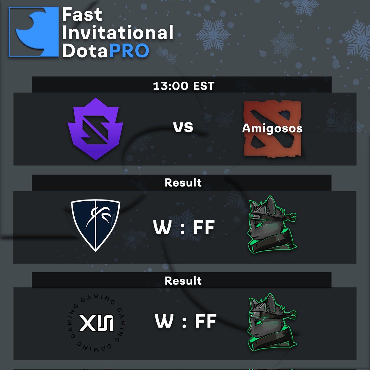 FastInvDota2's tweet photo. 09.01👾
We have an interesting match today

Silk vs Amigosos
Invaders W:FF AcatSuki 
X5 gaming W:FF AcatSuki

You can watch the broadcast on our twitch:
ENG: https://t.co/gD7YY2E66B
RU: https://t.co/AfNnZhAV18

#FastInvitationalDotaPRO https://t.co/TIOngQHgy2