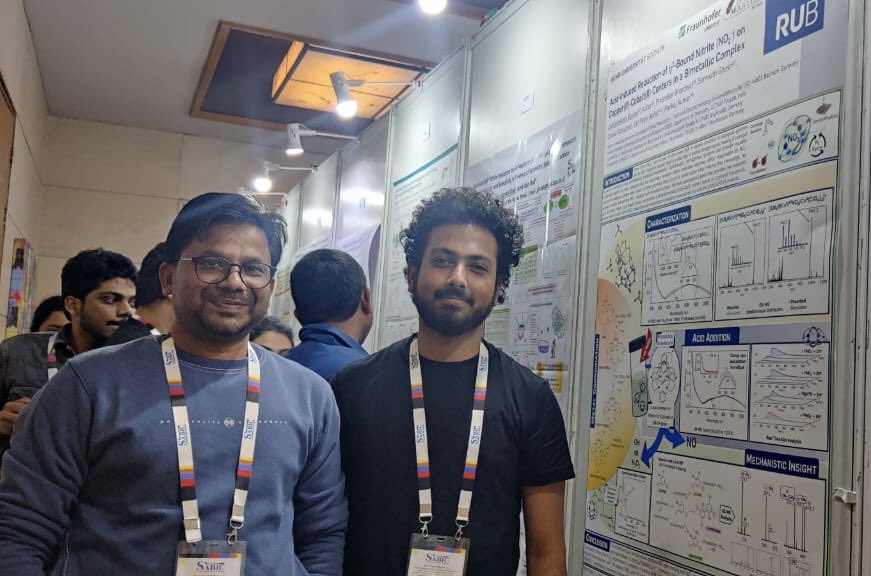 Finally after 3yrs being in Kolkata, where I started my higher studies, have came to a full circle with Ulf present and meeting Pankaj again after longtime. 
Had fun showing our work. Thanks to my PI @apfel_lab and collaborator @PankajK15895500 for all the support.
#sabic2024