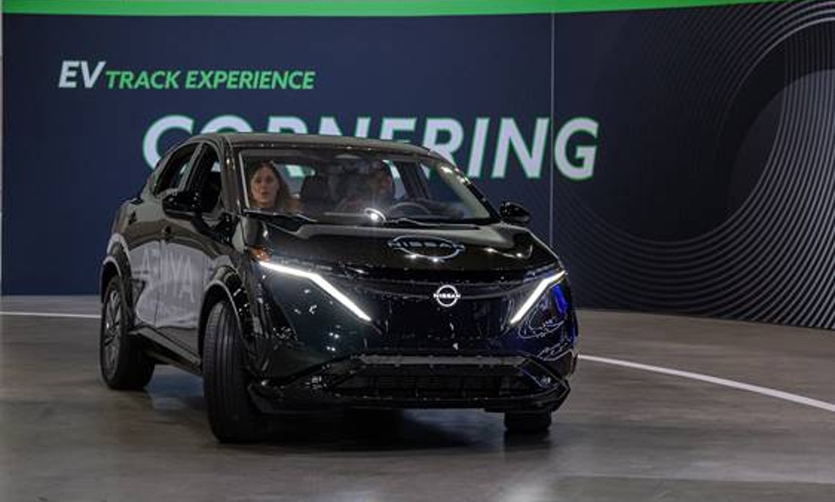 Take a ride on Nissan's all-new EV Track Experience at the 2024 Show.