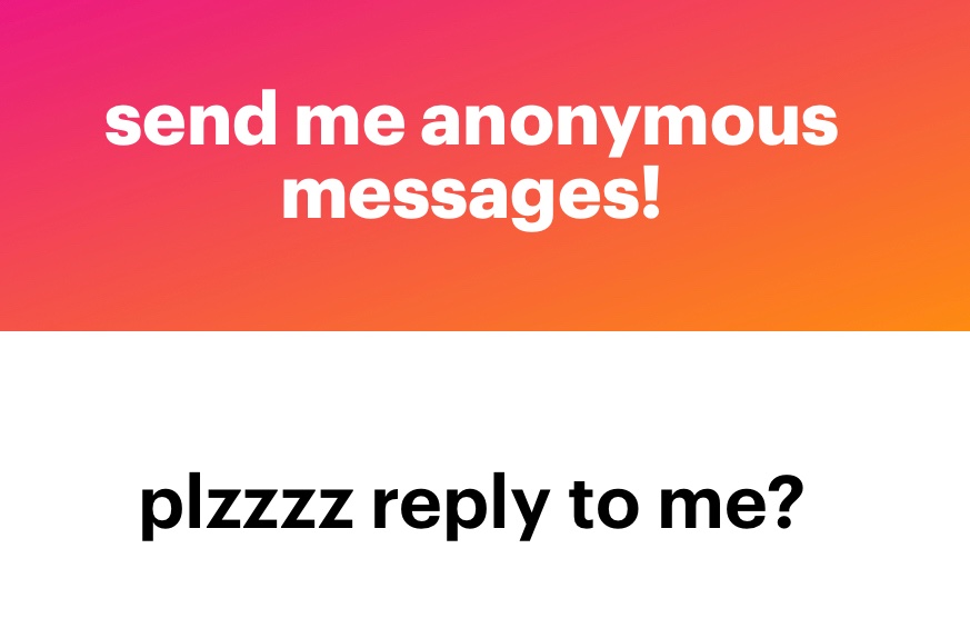 Reply? Does this count?