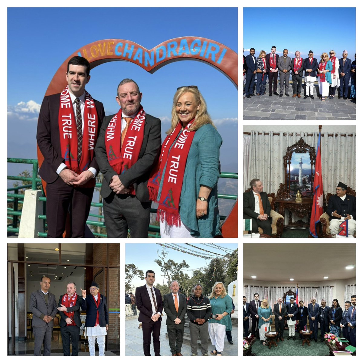 Great to meet again Dev Raj Ghimire <a href="/speaker_nepal/">Speaker of Nepal</a>  Followed by engagement in promotion of Irish tourism &amp; developing a partnership. Then on to visit Swayambhunath (monkey) temple joined by <a href="/fintanwarfield/">Fintan Warfield</a> <a href="/SeeryKearney/">Mary Seery-Kearney</a> <a href="/OireachtasNews/">Houses of the Oireachtas - Tithe an Oireachtais</a>
