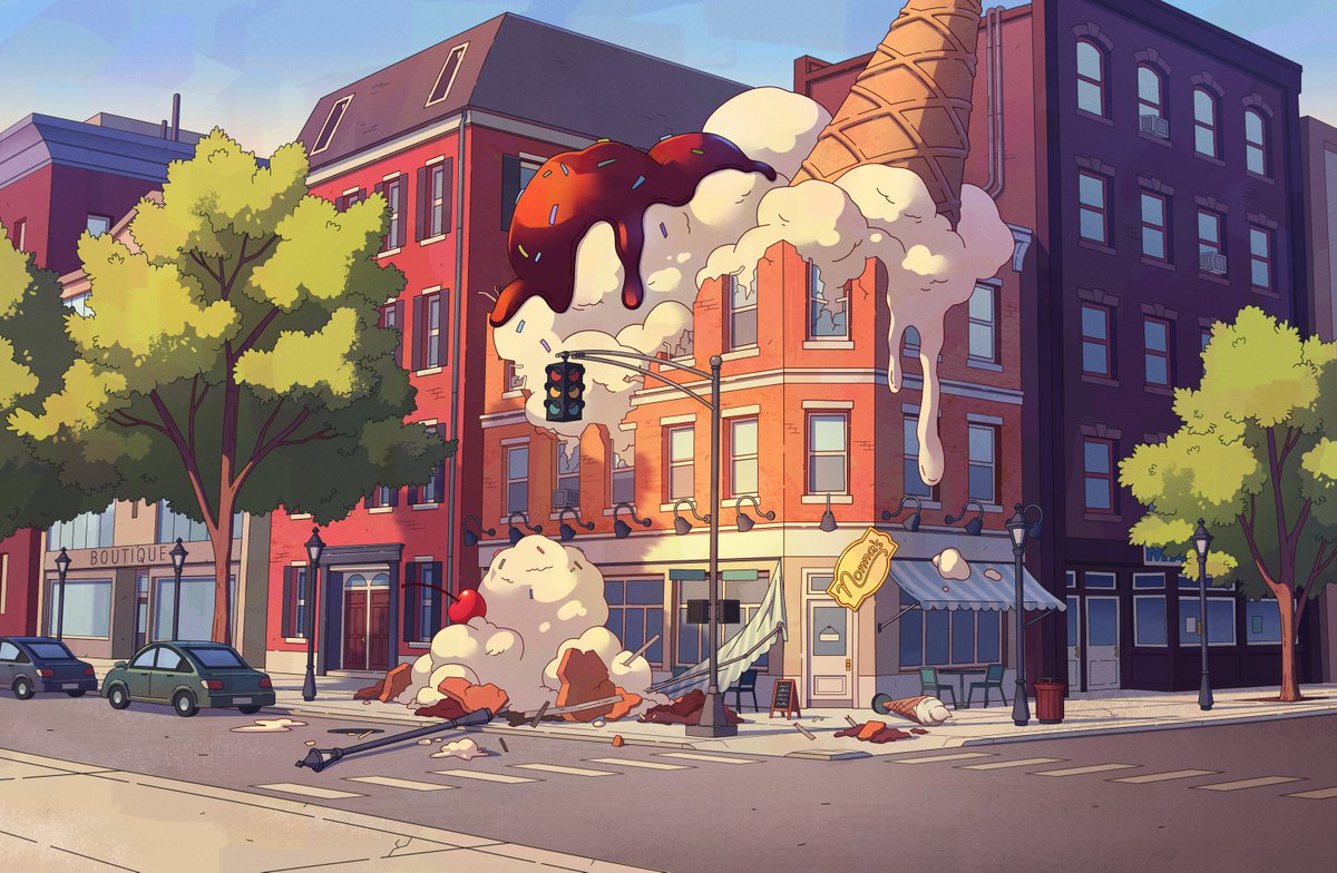 maddymue_'s tweet image. Hi #PortfolioDay I'm Maddy! I'm available for full-time & freelance work in BG paint/design, visual development, and illustration.
Prev: Titmouse & Spin Master
Employers please email for NDA work!
💌 maddymue@gmail.com
maddymueller.com