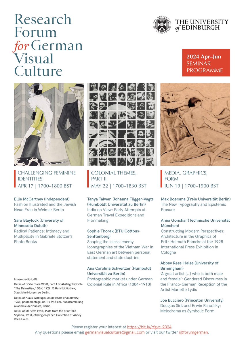 ForumGerman's tweet photo. 🗣️We are so thrilled to announce our January–June 2024 seminar series programme! Please register for our monthly Zoom sessions by using the link in the comments below 👇. We hope to see you there for this great lineup of speakers 🤩: https://t.co/SyKRjRQSyy