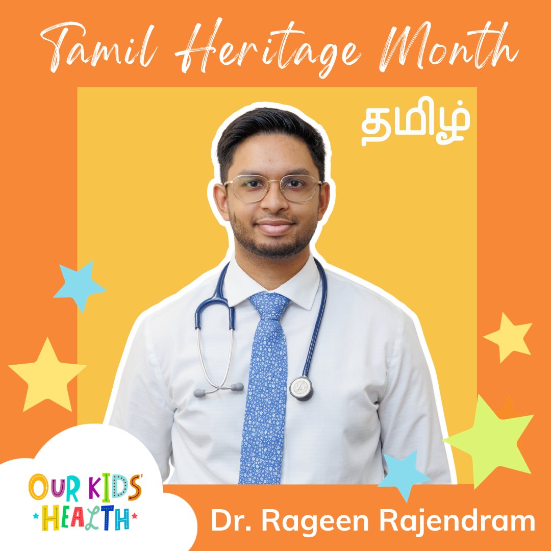 🌟Celebrating #TamilHeritageMonth by highlighting our wonderful healthcare providers at <a href="/TamilKidsHealt2/">Tamil Kids' Health</a>! 🩺

Meet Dr. Rageen Rajendram, a dedicated Developmental Paediatrics Fellow at Holland Bloorview Kids Rehabilitation Hospital and the University of Toronto.

👉🔗Learn more