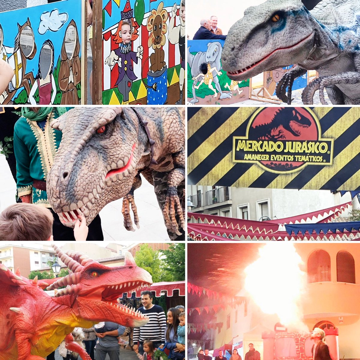 AmanecerEvents's tweet photo. Amanecer Eventos Temáticos Mercados temáticos,Espectáculos de Fuego,Acrobacias aéreas,Pasacalles de personajes,Títeres,Cuentacuentos,Dinosaurios,Dragones,Talleres participativos,Oficios Artesanos,Batucada,Cabalgatas y todo lo necesario para un evento,#Espectaculos,#dinosaurios https://t.co/f8mUBj69te