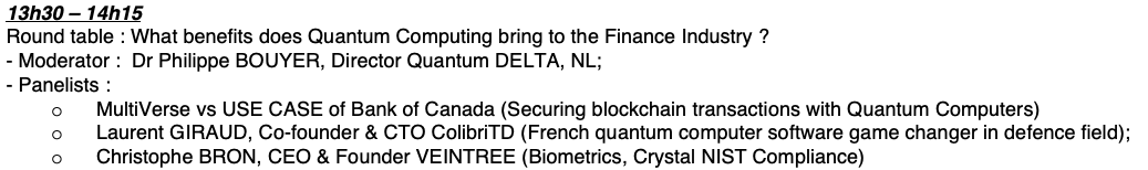 Revgigi's tweet photo. Uncover the power of Quantum in finance !! 🌐

Join the Round Table: 'Benefits of Quantum Computing in Finance' from 1:30 PM to 2:15 PM at #GlobalPavilion56039

@FmFrancoise @christmolinari @labordeolivier @TheAdityaPatro @chidambara09 @jblefevre60  @fsorel @nincoroby  @garyshapiro @kanezadiane @RLDI_Lamy @Khulood_Almani @JimHarris @Fabriziobustama @SpirosMargaris @CurieuxExplorer @HaroldSinnott @rwang0 @GlenGilmore @ORIGINPCCEO @DailyDOOH @enricomolinari @bloggerwomen @NaomiSimson @kmfabrizio @Xbond49 @VegasBiLL @Donnaantoniadis @estellatse @DougonIPComm @ZAKtalksTECH @mpetricone @cohenHD @shesconnected @TiffanyMMoore @paolopescatore @_Smirky @XavierAncelin @TribeGreywolfVR @c4trends @enilev 

#CES2024 #CES2024W3TF #CES2024Web3TF #CES2024Web #CES2024Web3TokenizationFintech #CES2023W3T #TechRevolution #CES2024Countdown #CES2024Bigbang