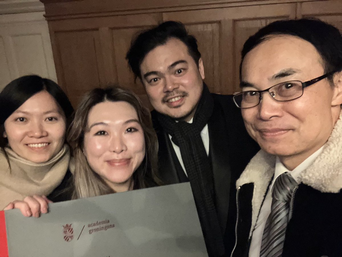 Congratulations to Adrienne for her PhD from Groningen University