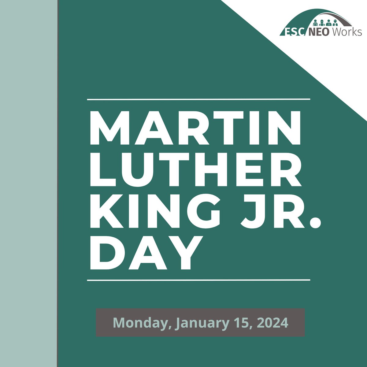 Today we honor Dr. King's enduring legacy.