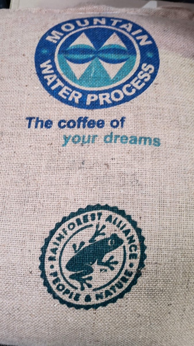 HelloDreambeans's tweet image. If you drink decaf and you are serious about doing something to save the planet, these are the two logos you want to see on your coffee sacks. #rainforestalliance, #mountainwatermethod #decaf #swisswatermethod #coffee #ireland