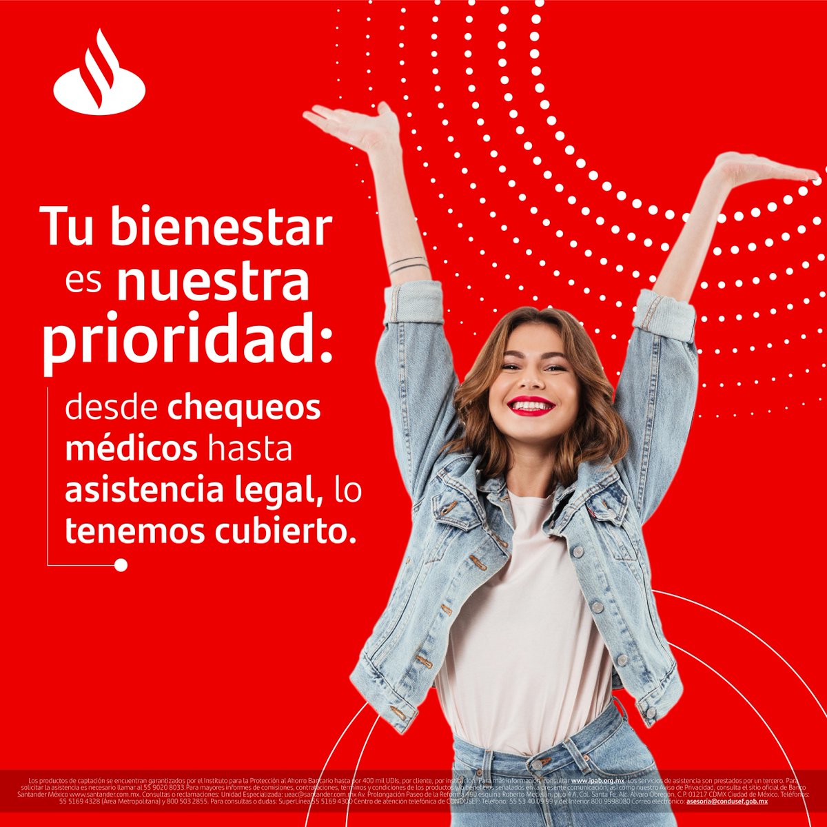 SantanderMx's tweet photo. Tu #NóminaSantander te brinda un respaldo integral para ti y tu familia.
Asistencias #médicas, #dentales, #legales y mucho más. 💼👨⚕️
Conoce más: https://t.co/6oqsDtD5yB https://t.co/GjQaKzj7t4