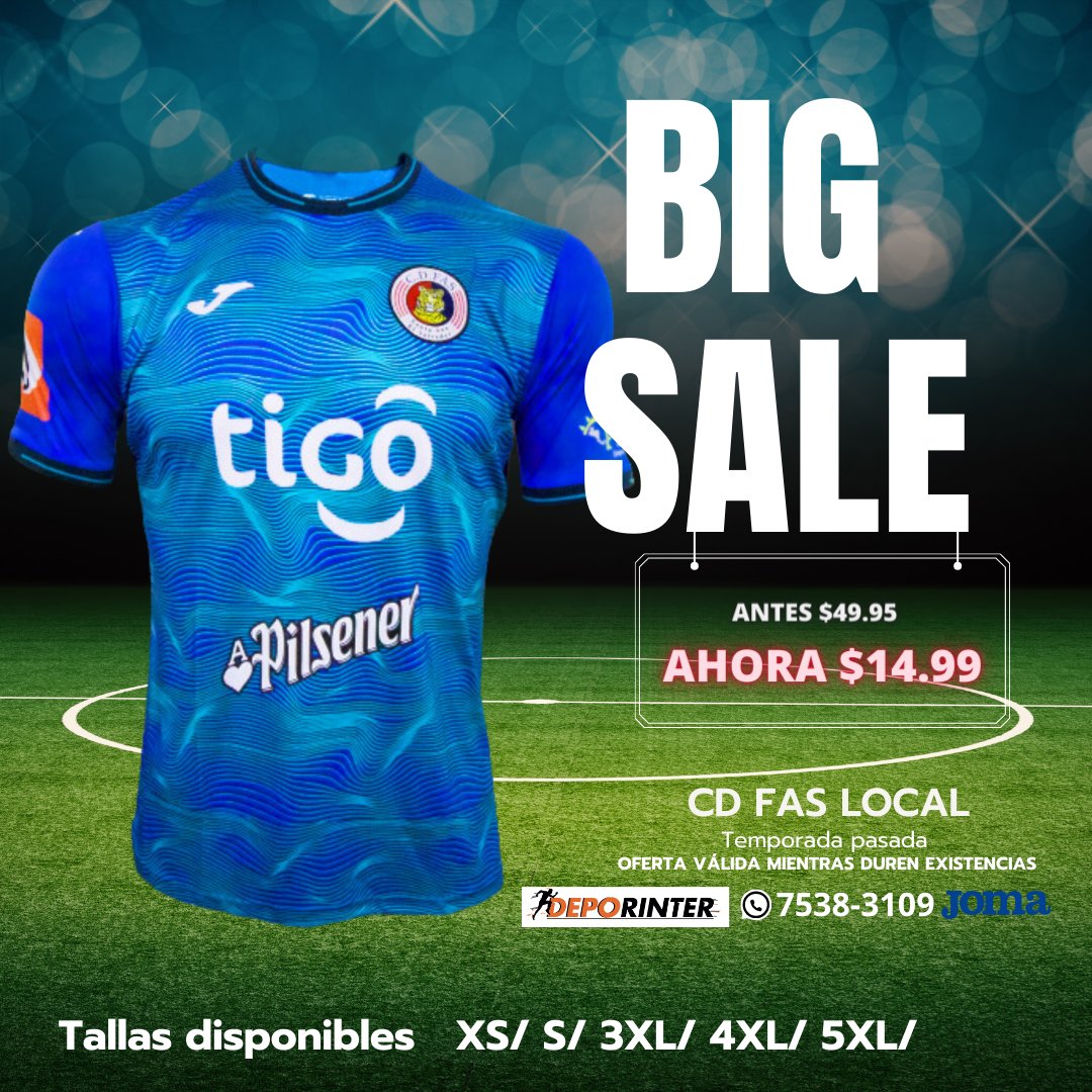 Deporinter_sv's tweet photo. 🚨 ¡ALERTA DE MEGA OFERTA! 🚨

 Consigue tu camiseta a un precio imbatible de solo $14.99. ¡Viste la historia, vive la pasión!

📲 Haz clic, y compra.
 Contacto por DM o WhatsApp al 7538-3109. ¡Enviamos tu pasión a cualquier rincón del país por un costo adicional https://t.co/F1ruqLSyVo