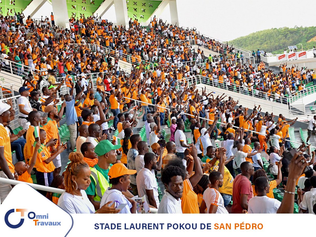 snedai_ci's tweet photo. San Pedro sera l'une des meilleures villes de la CAN 2023 🇨🇮🤩
Stade impeccable, pelouse parfaite... par le Groupement CCECC / Omni Travaux.
#Snedai #Snedaigroupe #AFCON2023 #SanPedro #sanpedro2023 https://t.co/tFWkE89KkH