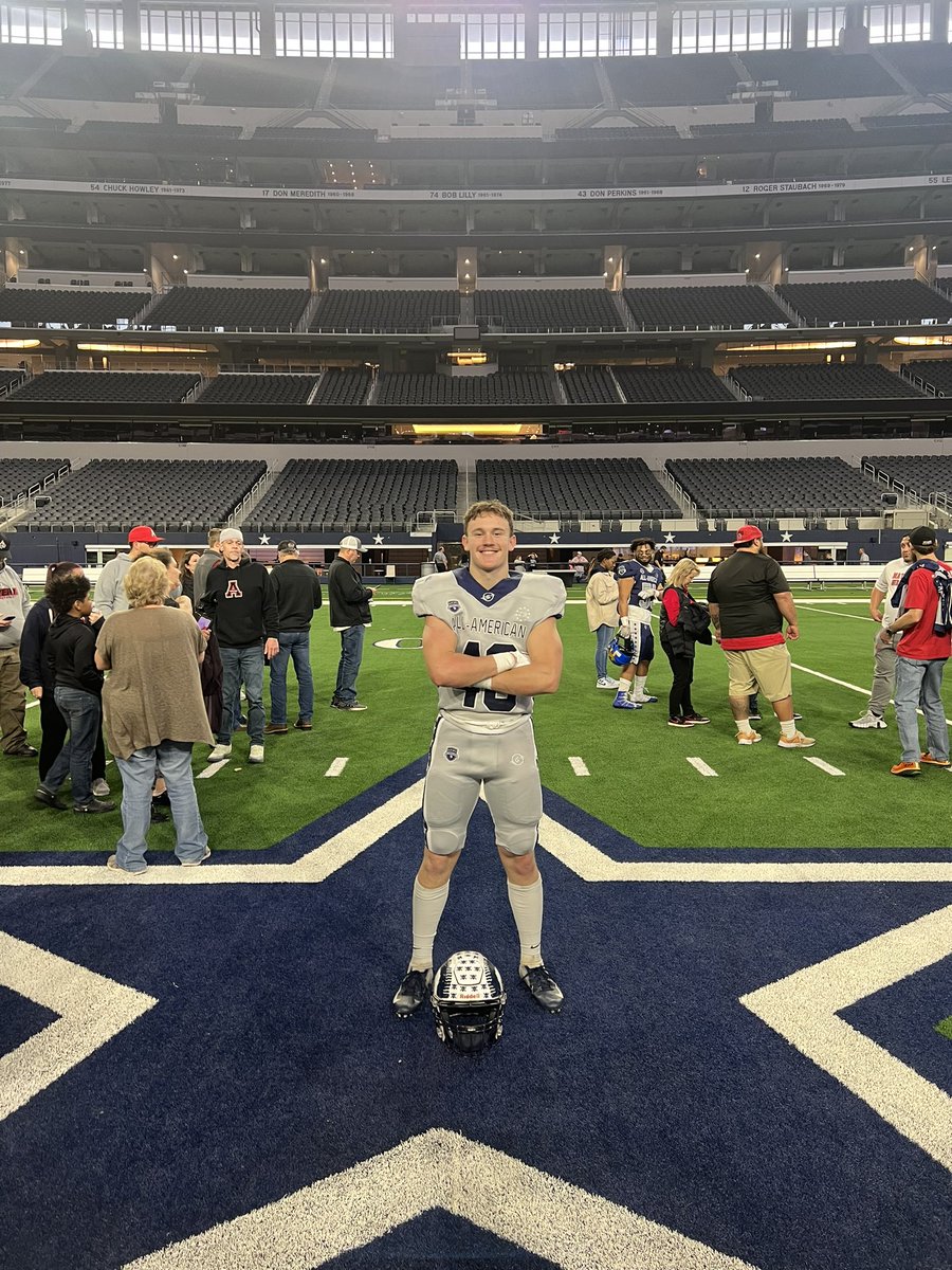 Jamie Jones (@jamiejones3348) on Twitter photo So very proud of <a href="/TaylorJones3348/">Taylor Jones</a>, he played great at the Blue-Grey All-American Bowl!! His West team beat the East 35-28!! Taylor finished as the leading tackler for his team with 9 Tackles, 1 TFL, 1 Tipped Pass, had one of the hardest hits of the game...knocked the guy out😳 So very proud of <a href="/TaylorJones3348/">Taylor Jones</a>, he played great at the Blue-Grey All-American Bowl!! His West team beat the East 35-28!! Taylor finished as the leading tackler for his team with 9 Tackles, 1 TFL, 1 Tipped Pass, had one of the hardest hits of the game...knocked the guy out😳