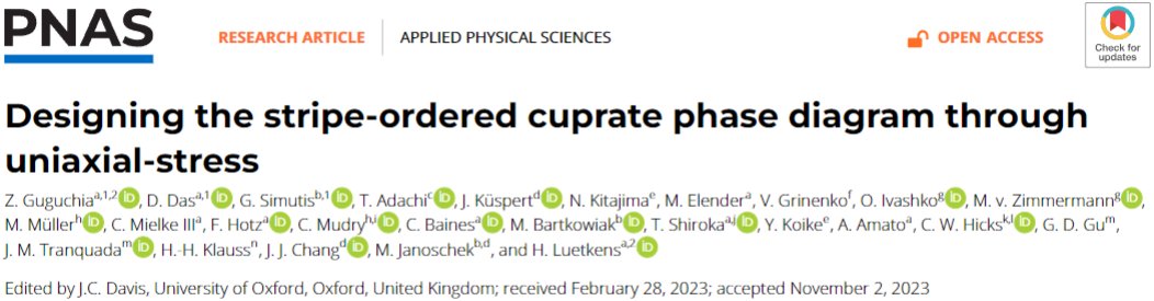 Very happy to see the paper out! Thanks <a href="/GuguchiaZurab/">Zurab Guguchia</a> and co for a fantastic collaboration.

pnas.org/doi/abs/10.107…