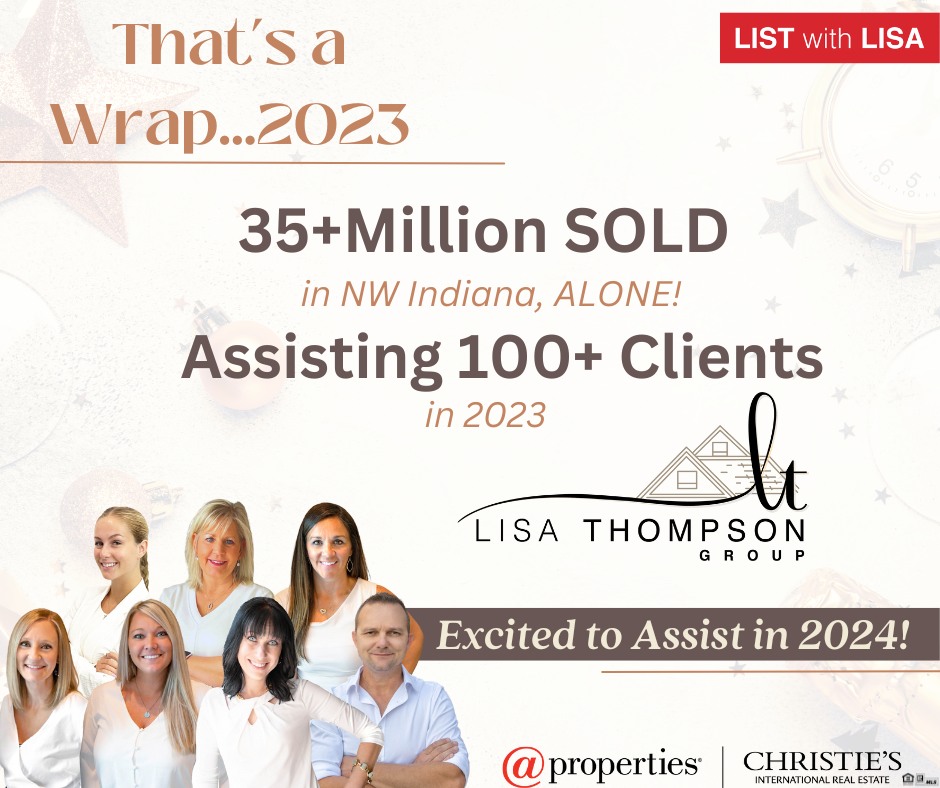LisaTRealtor's tweet photo. Celebrating Success in 2023, Looking Ahead to an Exciting 2024! 📷📷

#lisathompsongroup #realestategoals #nwirealtor #listwithlisa #atproperties #nwirealestate #TeamSuccess #RealEstateJourney #newyearnewgoals📷📷📷 https://t.co/Z3BRUhWNVG