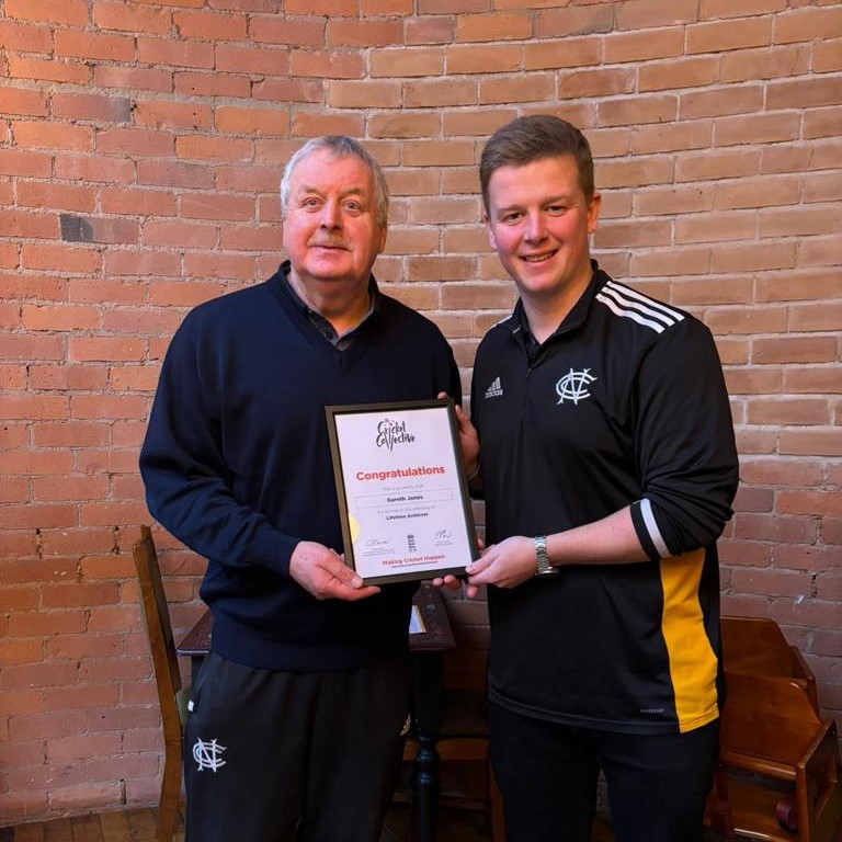 cricketnotts's tweet photo. Our Lifetime Achievement winner for 2023: Gareth Jones of @OrdsallBridonCC! 

"Gareth has immersed himself in recreational cricket for countless decades, more than half a century, displaying a passion for the game that is difficult to rival."

Well done, Gareth 👏 https://t.co/ucwdQIpTBi