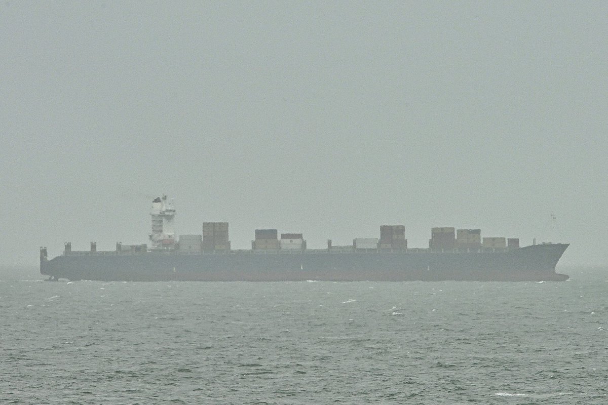 johnmorgan726's tweet photo. The PARIS II, IMO:9222273 en route to Jacksonville, Florida, flying the flag of Liberia 🇱🇷. #ShipsInPics #ContainerShip #ParisII https://t.co/ur5aVXfNeE