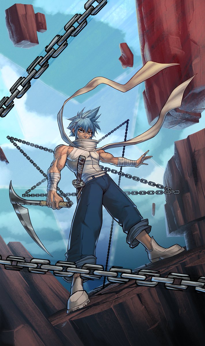 Blackstar as commissioned by @aroadroller ! If there is something I cannot  stand Is everything about that thing: Excalibur I can't stand him I just  hate t he name, I wanna break, image size:712x1200