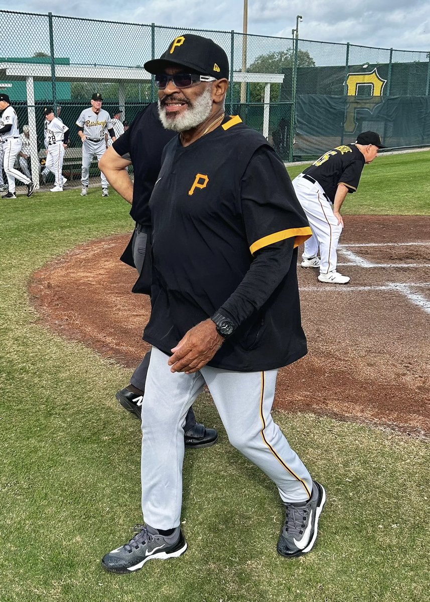 As a young light-hitting lefty in the 80s, I would often imitate the distinctive wide, crouched batting stance of The Hit Man.  Learned today that he adopted the stance in the minors and it was a cross between two of his favorite hitters: Gates Brown and Reggie Jackson.