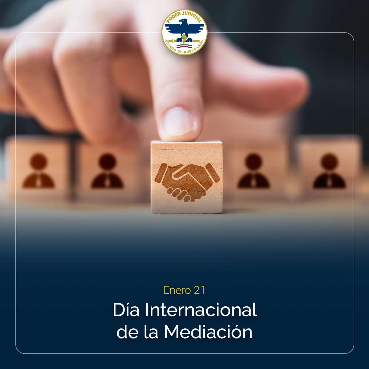 poderjudicialnl's tweet photo. 21.01.2024

#DíaInternacionalDeLaMediación

#PJENL
#LaJusticiaATuAlcance
#LaJusticiaATuServicio
#LaJusticiaContigo
#UnDíaComoHoy
#Festividades
#Enero https://t.co/AohRCXMU4e