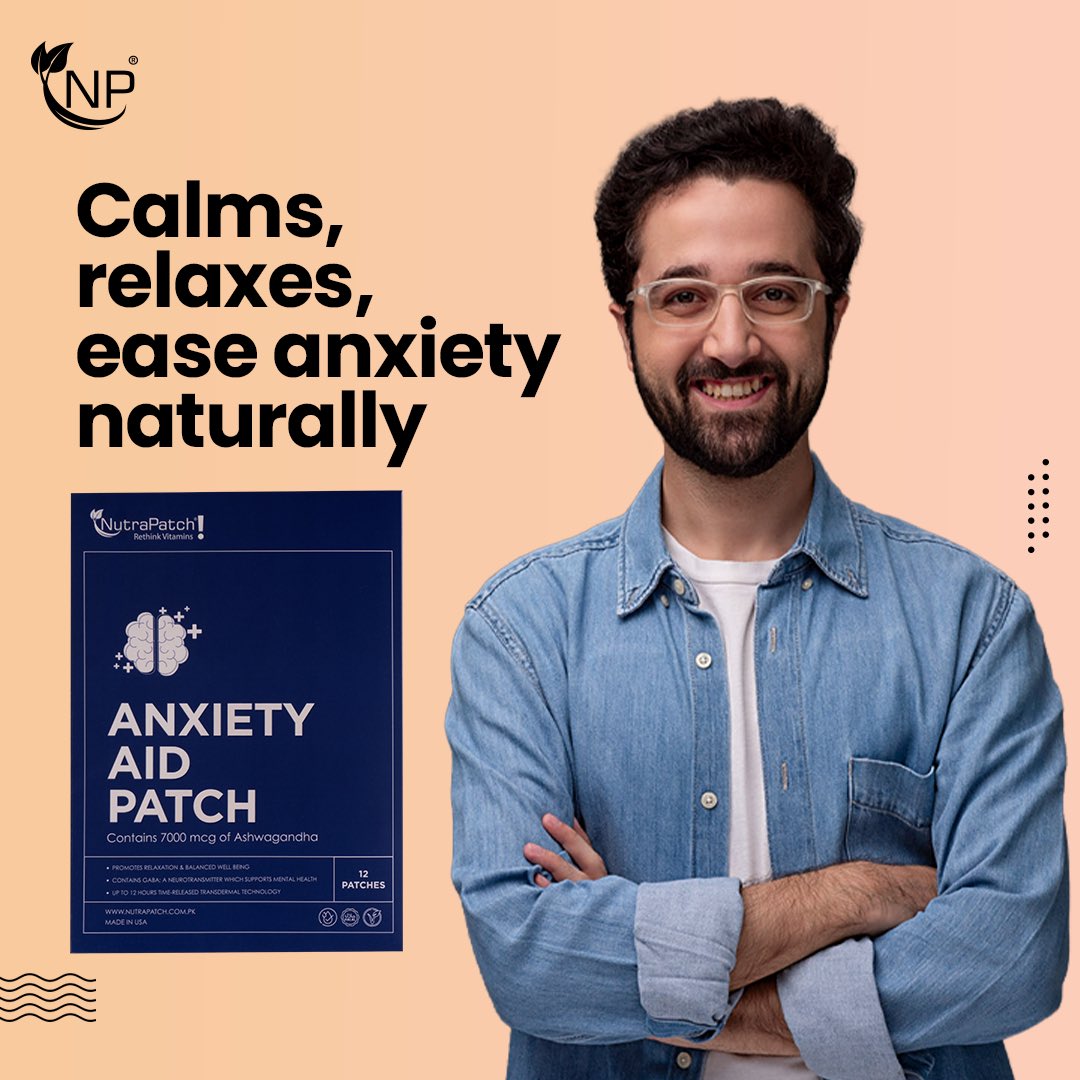 NutraPatch's tweet photo. Patch away the worries, stick on the calm. 🌿✨ 

🔗 in Bio

#AnxietyRelief #anxiety #anxietyaid #nutrapatch #vitaminpatches #patch #anxietyrelief #ashwagandha https://t.co/vVNZ1Dup2I