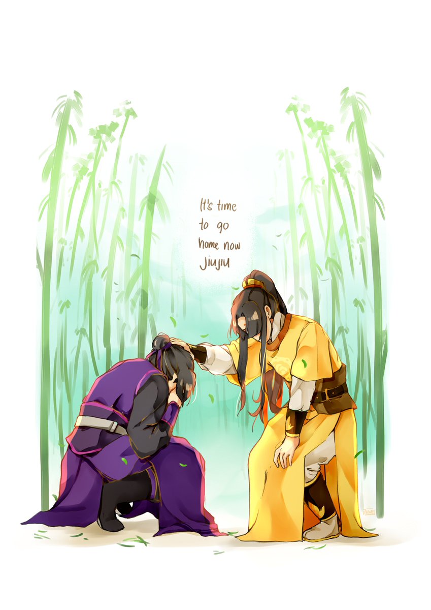 MishkaYustina's tweet photo. You know that scene in Turning Red? What if Jin Ling saw that lost and traumatized younger version of Jiang Cheng... 🫠 https://t.co/x0zKyPg4xA