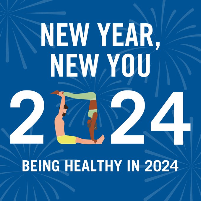 Celebrate the new year with a new you!   &bull; Eat a healthy diet &bull; Get 2.5 hours (moderate) or 1.25 hours<a href="/tag/womenshistorymonth"class="tags"><span>#womenshistorymonth</span></a>