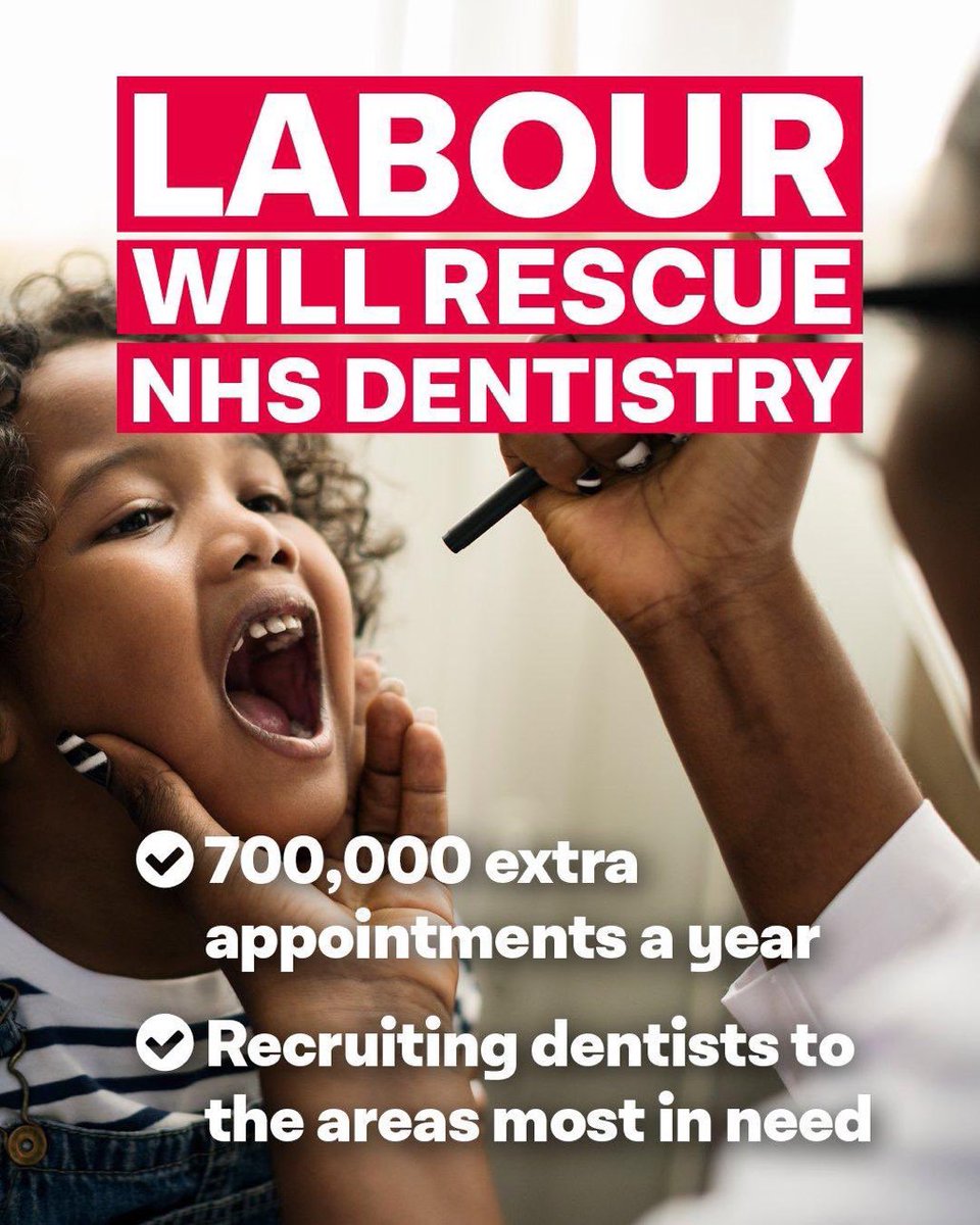 Appalling that Govt have voted AGAINST @UKLabour dentistry plan:

👉700k more dentist appts per year 
👉A targeted recruitment scheme for dental desserts 
👉Supervised toothbrushing for school children
👉Dental contract reform

Tories don't care about #DentistryCrisis