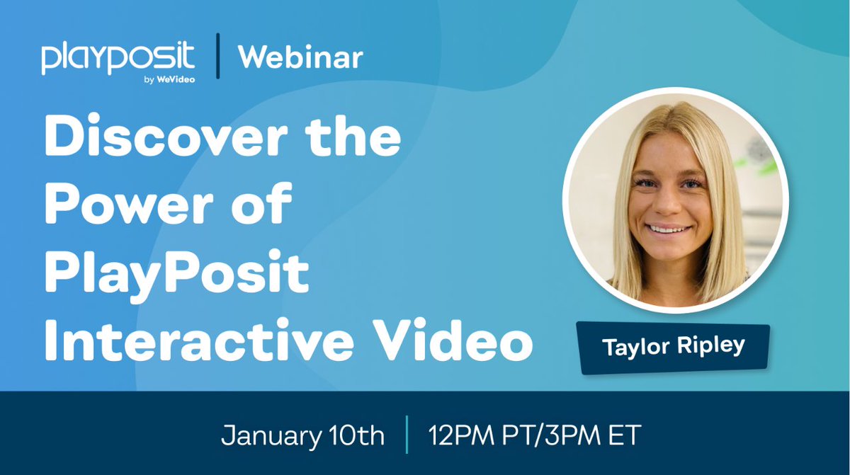 Educators, THIS ONE IS FOR YOU ⤵️ On January 10th, we're exploring how PlayPosit's interactive video tools can help you create dynamic instructional content. Join us to discover practical ways to energize your course content. Secure your spot here:streamyard.com/watch/zzV48Xqb…