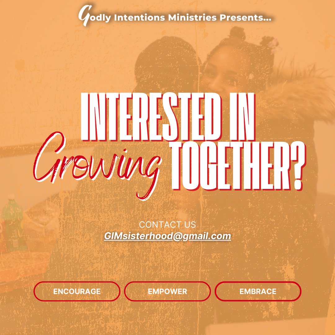 godlyinrl's tweet photo. We may be a ministry for ALL now, but that doesn't mean we don't have space for our girls! If you're in your 20's &amp; desire a Christ minded sisterhood then look no further. We have book clubs, watch parties, &amp; MORE! email GIMsisterhood@gmail.com to join &amp; learn more https://t.co/7oXDTRuX4l