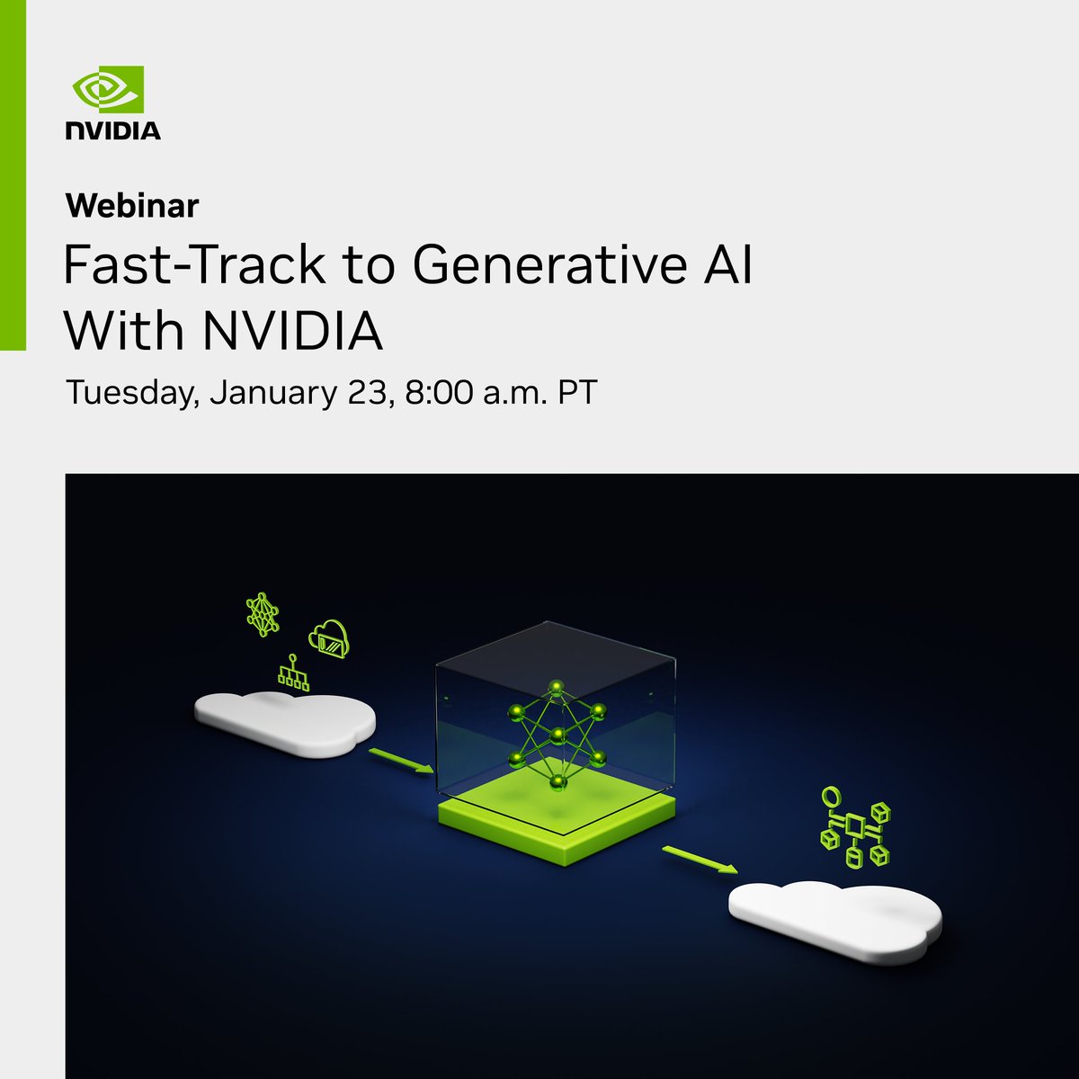 Building a #genAI pipeline? Join this webinar to learn how to: ✅ Build an end-to-end #genAI AI workflow with RAG ✅ Accelerate the training, fine-tuning, and deployment of LLMs ✅ Use enterprise-grade runtimes for gen AI applications Register now: nvda.ws/4apJpho