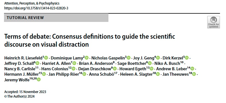 Not sure if anyone is on here anymore... but if you are interested in visual distraction, check out our newly published paper!