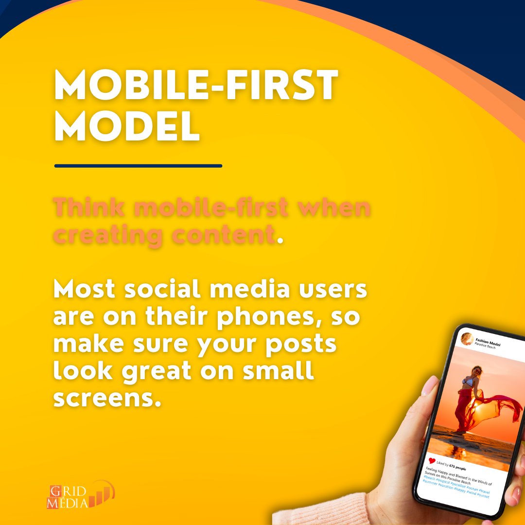 gridmedia_'s tweet photo. ✴️ Think "Mobile-First" when creating content.

Here's why!

🔸Prevalent Usage
 
🔸Improved User Experience

🔸Enhanced Engagement

What is one piece of your content strategy you would recommend?

#contentcreation #contentstratgey #videocontent #socialmediatips https://t.co/2ssMRJd7Ds