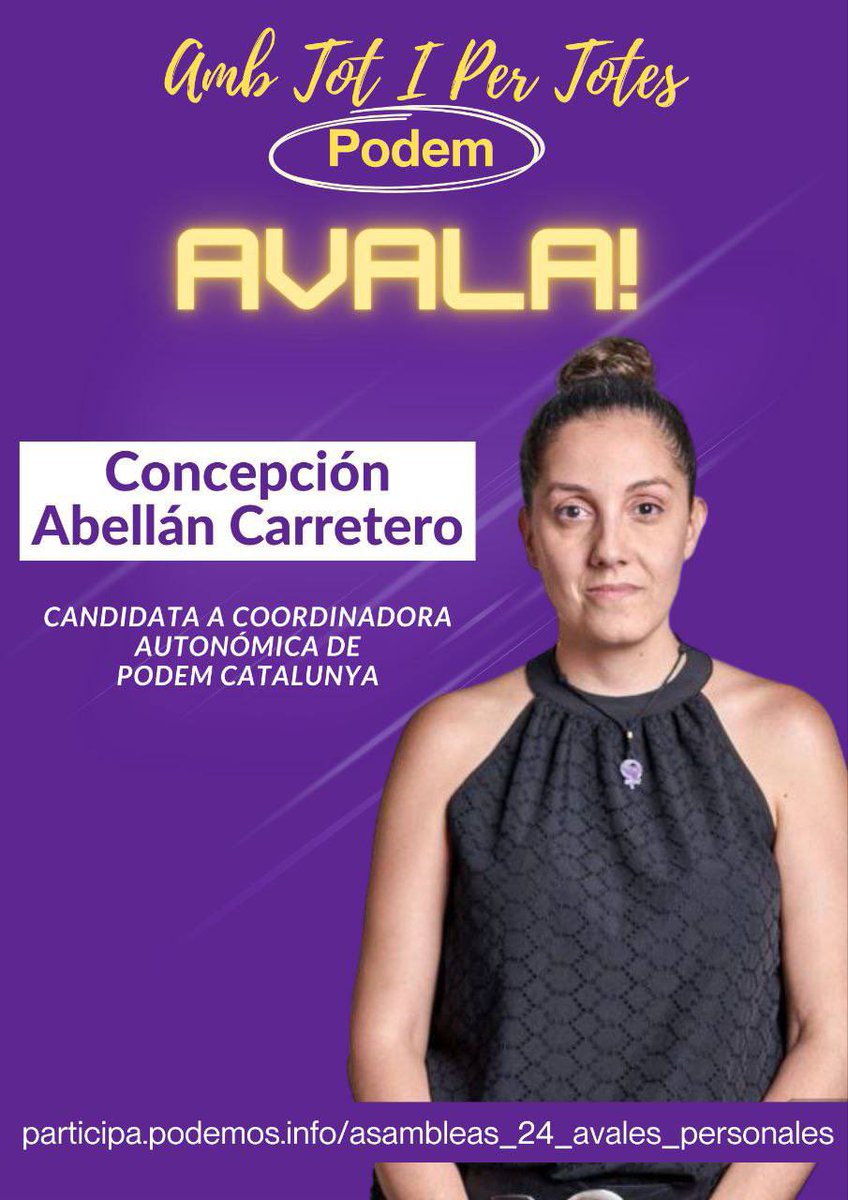 Amb tot i per a totes, PODEM!💜✊ tweet media