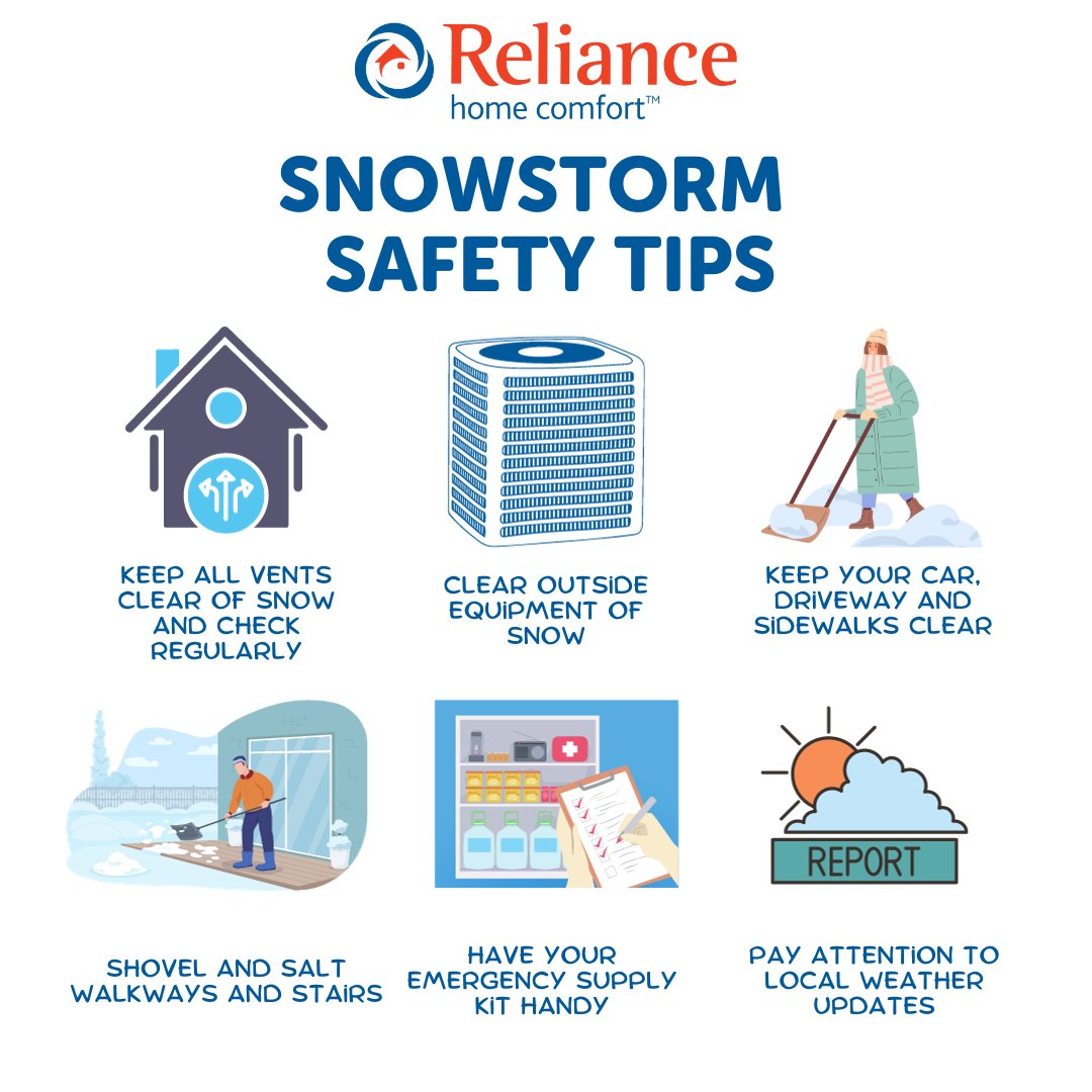 Snow starting to pile up where you are? Here are some snowstorm tips to help keep you safe when the winter weather hits... #ONstorm #ABstorm #MBstorm #BCstorm