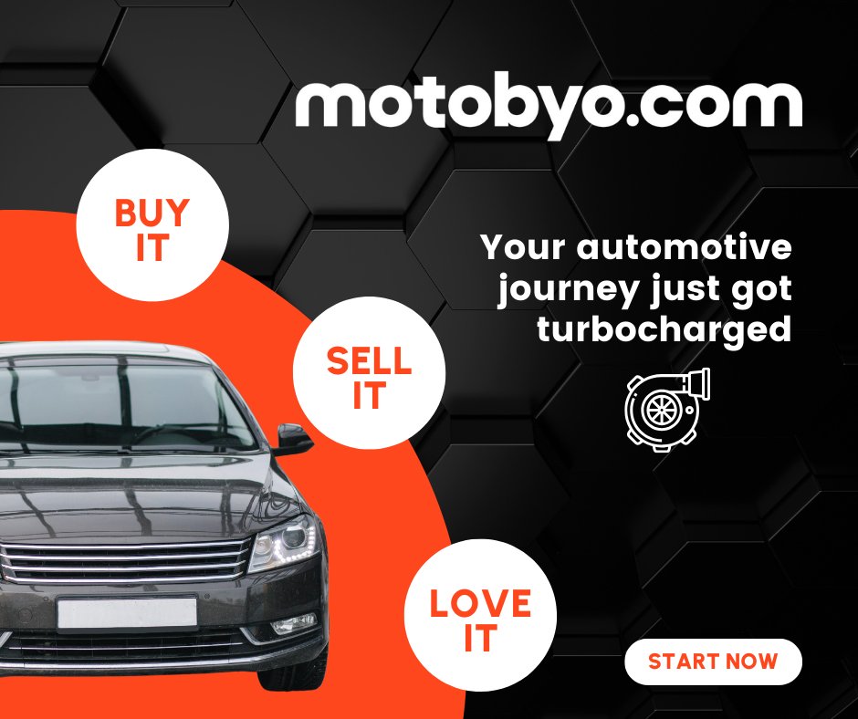 Looking to buy or sell your car?
Check out Motobyo!

We offer the best deals and options, making us your one-stop shop for all things automotive.

Head to our website now and turbocharge your journey today.
👉 motobyo.com

#Motobyo #CarBuying #CarSelling #BestCarDeals