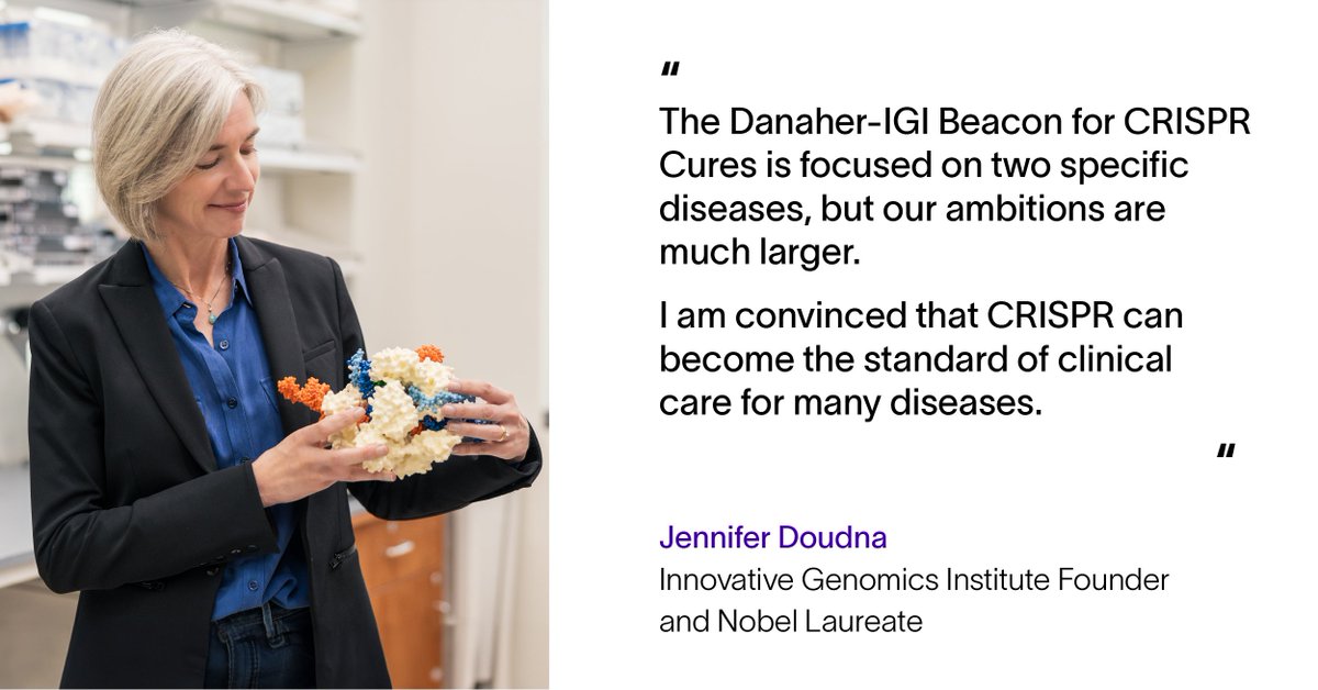 IGI is teaming up with @DanaherCorp to focus on creating treatments for two rare immune disorders! We hope to scale this work into a #CRISPR platform in which a new medicine for any genetic disease can be rapidly developed. Learn more: ow.ly/aElX50Qp2qn #RareDisease