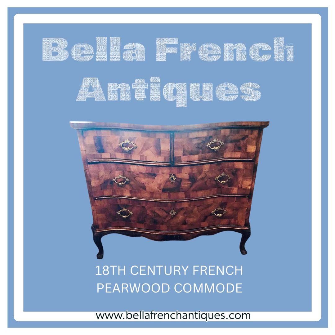 18th Century French Pearwood Commode

l8r.it/X7Hi

#antiquecommode #pearwoodcommode #antiquechest #18thcenturyfurniture #antiquestore #dallasantiques #europeanantiques #parkcities #frenchantiques #luxurylifestyle #chairish #palmbeachstyle #foundandchairished