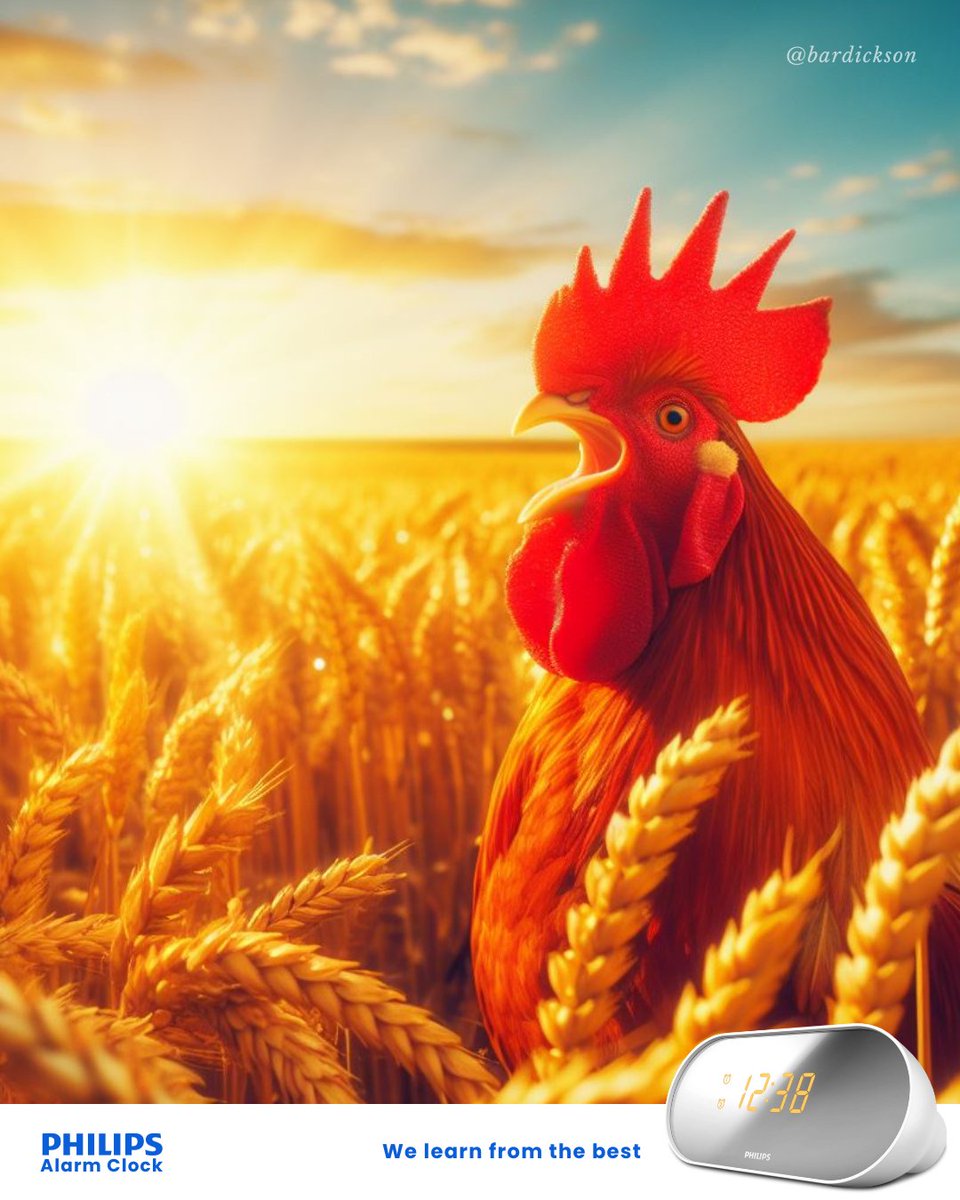 bardickson's tweet image. Great teachers. 🐓

@OneMinuteBriefs of the Day: Create posters to advertise #AlarmClocks ⏰