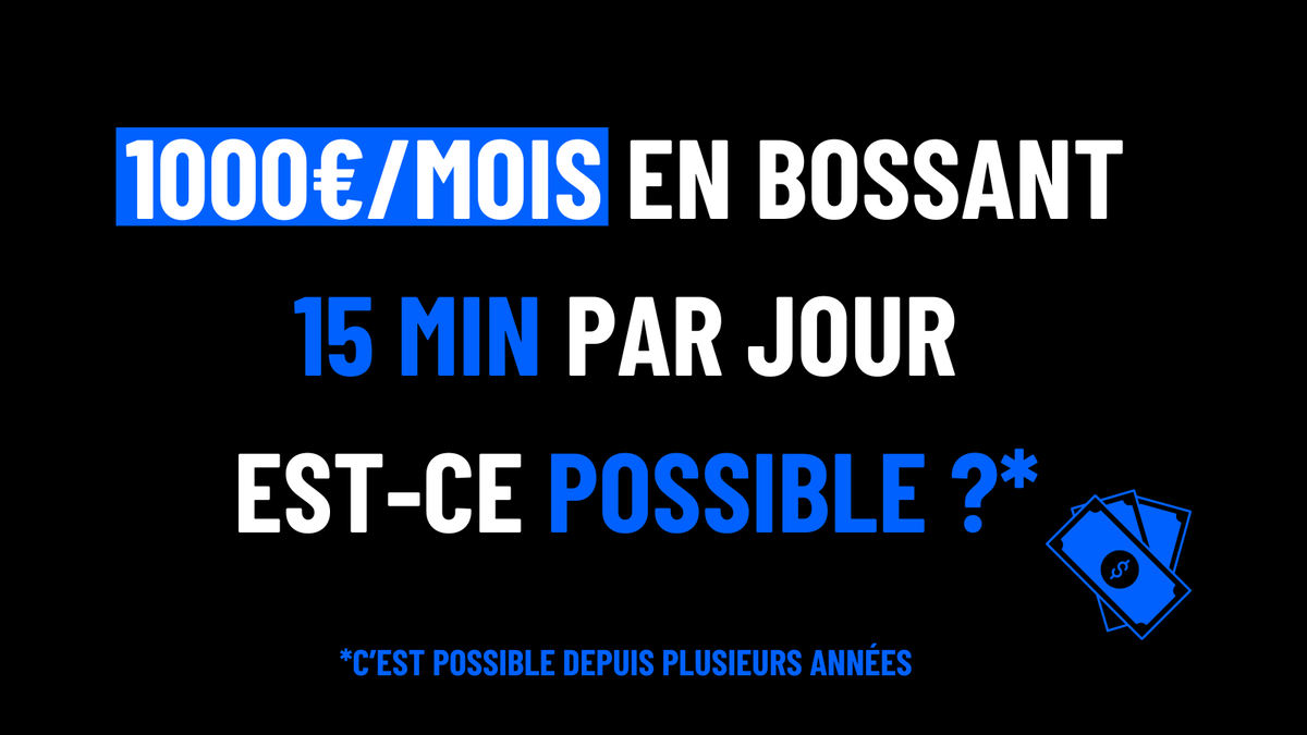 TheAlexCallen's tweet image. Idée de business facile

Fais-toi payer 1000€/mois pour 15min de travail.

🧵 Thread 🧵