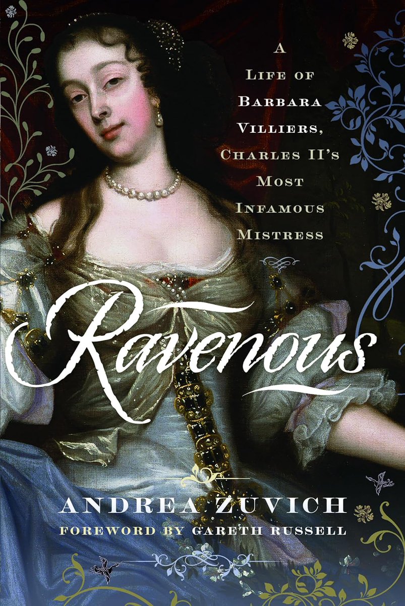 🎉🎉COVER REVEAL🎉🎉
Hear ye! Behold, the cover of my forthcoming biography, RAVENOUS: A Life of Barbara Villiers, Charles II's Most Infamous Mistress. With a Foreword written by the amazing Gareth Russell, it is available for preorder in the UK now, for a summer 2024 release:
