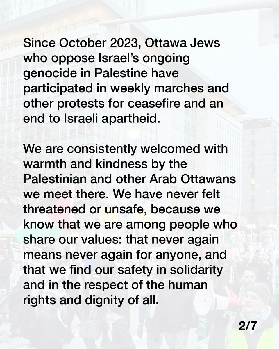 ijvottawa's tweet photo. 🎤: Protesting Israeli genocide and  apartheid is not antisemitic!

Our statement on the escalating repression of Palestine solidarity protests in Ottawa (1/2): https://t.co/o3AlLHkBY1